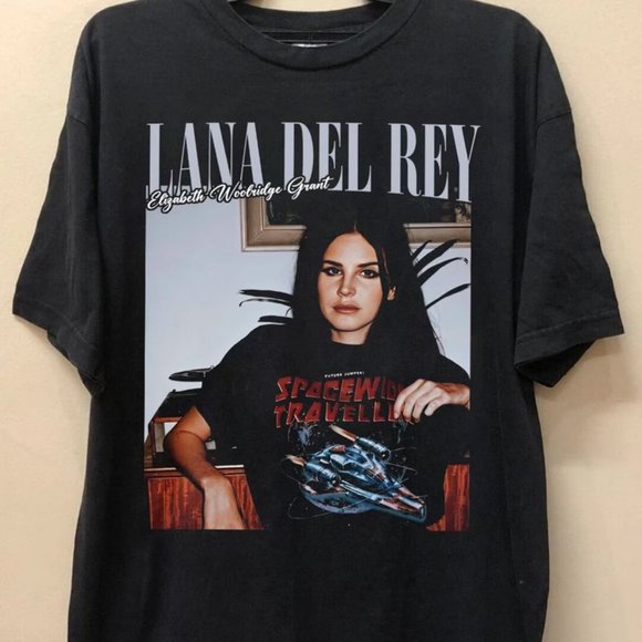 Shirts Lana Del Rey Clothing Graphic Tshirt Lana Del Rey Shirt Blue Banisters Album Poshmark